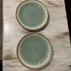 LAURIE GATES set of 2 dinner plates 