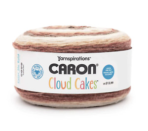 Caron Cloud Cakes Cinnamon Swirl Polyester Knitting & Crochet Yarn