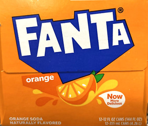 Fanta Orange Caffeine Free Soda 12 pack