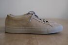 Common Projects Achilles Low Taupe Suede Sneakers Shoes Size EU 40 / US 7