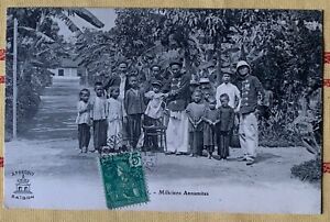 New Listingcpa 1900's French Indochina militiamen annamites A.F DECOLY SAIGON