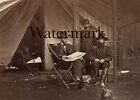 Civil War Union General Ulysses S. Grant in field tent meeting  Photo  5x7