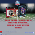 New ListingSAN FRANCISCO 49ERS 2023 Panini Limited & Obsidian Football Hobby 2 Box Break