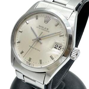 ROLEX  Oyster Date Precision 6466 One owner Watches Stainless Steel Hand Win...