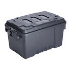 56-Quart  Sportsman's Trunk Lockable Plastic Storage Box,Black