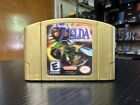 The Legend Of Zelda: Majora's Mask Gold Holographic N64 Cartridge Only Read