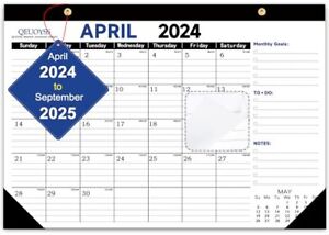 Desk Calendar 2024-2025 -April 2024 to September 2025, Desk Calendar 18 Months