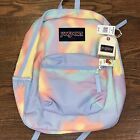 NEW JanSport Crosstown Backpack 17” Bright Pastel Tie Die Book Laptop Bag School