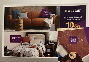 Wayfair 10% Off Coupon Promo Discount Code First Time Shopper Order Exp 05/14/24