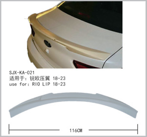 Unpainted Rear Lip Trunk Spoiler Wings Deflector For KIA Rio Spoiler 2018-2023 (For: More than one vehicle)