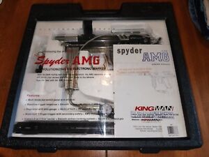 New Kingman Spyder AMG Classic Electronic Marker Paintball Gun in Case! - NICE