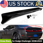 For 08-22 Dodge Challenger Hellcat Redeye Gloss Black Rear Spoiler w/Camera Hole (For: 2020 Dodge Challenger SRT Hellcat Redeye 6.2L)