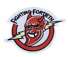 40th Fighter-Interceptor Squadron Patch – Plastic Backing