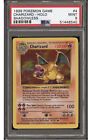 1999 Pokemon Base Set 4 Charizard Shadowless Holo Rare Pokemon TCG Card PSA 9