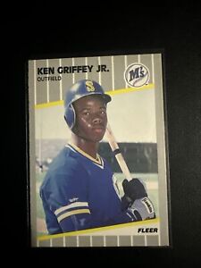1989 Fleer Ken Griffey Jr Rookie Card RC #548 Seattle Mariners