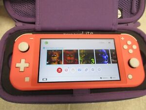 New ListingNintendo Switch Lite Coral Core Collection - Five Nights at Freddy's