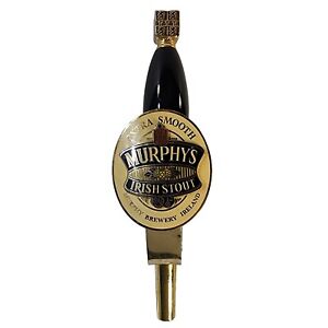 Murphy’s Irish Stout Extra Smooth Vintage Tap Handle Gold Green Metal Wood Rare