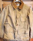 Duxbak Jacket Men Size 40 Brown Canvas Duck 1960s Rainproof Hunting Coat Vintage