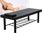 Massage Table Heavy Duty Stationary Massage Bed PU Leather Memory Foam Salon Bed