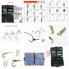 420Pc Set Fishing Tackle Box Full Loaded Accessories Hooks Lures Baits Connector