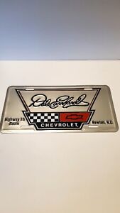Dale Earnhardt Chevrolet Dealership Booster License Plate Newton North Carolina