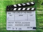 2003  CLAPPERBOARD FOR - LORD OF THE RINGS - RETURN OF THE KING - J.R.R. TOLKIEN