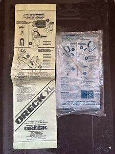 2 Oreck XL Type CC Upright Vacuum Cleaner Dust Bags Saniseal Hypo Allergenic