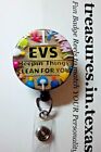 EVS Environmental Services CLEANING Supplies  Retractable Reel ID Badge Holder