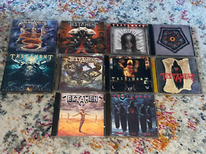 Lot of 10 TESTAMENT CDs - THRASH - souls of black  practice what you preach  low