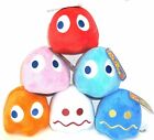 Set of 6 Pac man Plush Toys. Ghosts Pac-man 5 inches each. New Official
