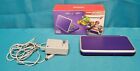 Nintendo 2DS XL Purple & Silver Console w/ Charger In Box Tested