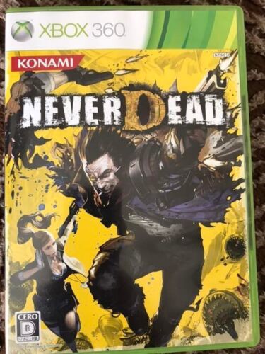 xbox 360 NeverDead Japanese Games With Box Tested Genuine
