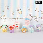 BTS BT21 Official Authentic Goods minini Plush Keyring Bath Time Ver + Tracking#