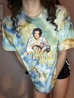 Harry Styles Tie Dye Concert Shirt gold and blue one direction
