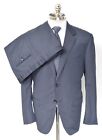 $3,395 NWT KITON KIRED Navy Blue Twill Wool 2 Btn Suit 48 R (EU 58) Drop 6