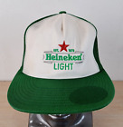 HEINEKEN LIGHT ADJUSTABLE SNAPBACK TRUCKER/MESH HAT/CAP, GREEN/WHITE, BEER/DRINK