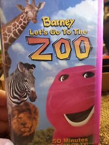 Barney - Lets Go to the Zoo (VHS, 2001)