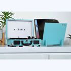 Victrola Suitcase Record Player With 3 Speed Turntable - Turquoise - Open Box