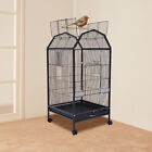 Large Play Top Parrot Finch Cage Macaw Cockatoo Pet Supply with Stand Bird Cage