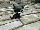 Littlest Pet Shop Authentic LPS Rare Blythe Black Flower Shorthair Cat 2249
