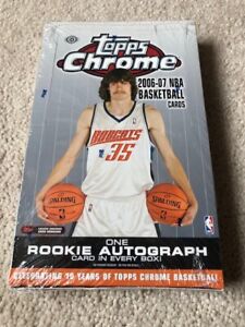 2006-07 TOPPS CHROME FACTORY SEALED HOBBY BASKETBALL BOX! 1 ROOKIE AUTOGRAPH
