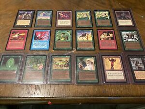 Vintage Beta Magic The Gathering Card Lot : NM To MP