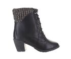 MUK LUKS Womens Black Ankle Boots Size 11 (7481313)