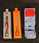 HOT WHEELS (1) MOTORIZED SPEED BOOSTER and (2) launchers- VINTAGE - WORK great