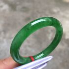 50.2MM Ancient Myanmar Natural Ice Green Jadeite Jade Bracelet Jadeite Bangle