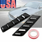 2x Universal Car Hood Vent Louver Scoop Cover Air Flow Intake Cooling Panel Tri* (For: 2022 Ford Escape)