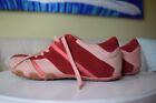Diesel Red & Pink Lace Up Shoes 8.5 M/W, Red, Pink Leather Retro Style Be Cool!
