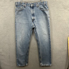 Vintage Levis Jeans Men 36x30 Blue Denim 505 Straight Leg Light Wash Made In USA
