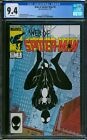 Web of Spider-Man #8 CGC 9.4 NM Wp 1985 Classic Charles Vess Black Suit Cover