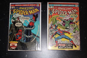 Marvel Bronze Age Amazing Spiderman 2-pc Lot #141, 148 Good copies Minor keys